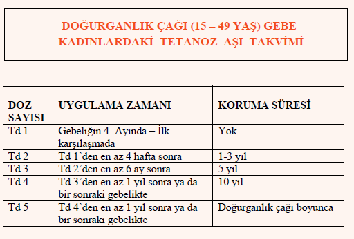Hamilelikte Yapılan Aşılar Nelerdir?